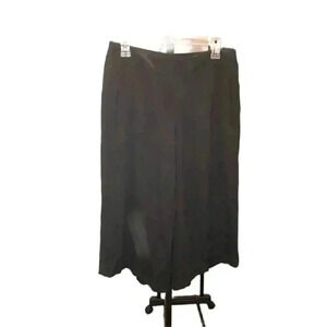 ROTH LECOVER CALIFORNIA Vintage Black Gaucho Wide Pants - size 8